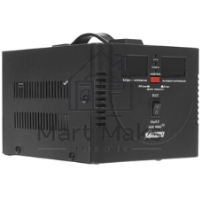 Стабилизатор напряжения Powerman AVS 500D черный (500ВА, 5А, КПД 98%, циф. индикация вх./вых. напряж.)