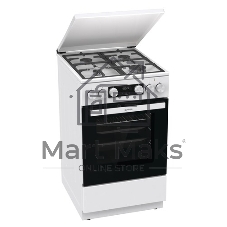 Плита комбинированная Gorenje GK5C42WF-B белый, конфорок 4 газовых, духовка 70 л, 50 см x 85 см x 59.4 см