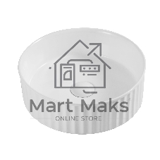 Раковина чаша накладная круглая BAU Dream stripes D36.5, белая