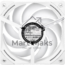 Кулер для корпуса Thermalright TL-K12RW Reverse (120x120x25mm, 4-pin PWM, ARGB, 69CFM, 27dBA, 2150RPM, White)