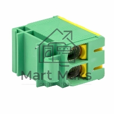 Клемма силовая вводная двойная КСВ 16-50 желто-зеленая EKF PROxima plc-kvs2-16-50-y-green EKF