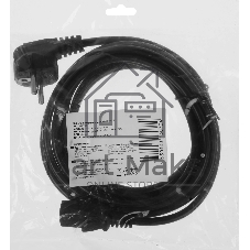 Кабель KingPrice KP-PC-Euro-C13-3m Евровилка IEC C13 3м черный