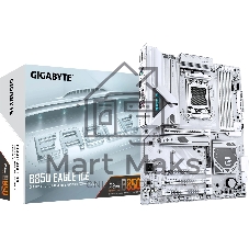 Материнская плата Gigabyte B850 EAGLE ICE, AM5, AMD B850, 4xDDR5, 4xSATA, 3xM.2, 1xPCIe 5.0 x16, 1xPCIe 4.0 x4, 2xPCIe 3.0 x1, DisplayPort, HDMI, 1x2.5Gb LAN, USB Type-C, 3x3.5 мм, 7.1, ATX