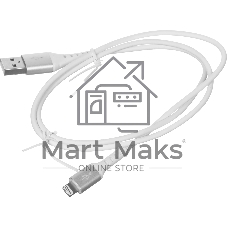 Кабель Cactus CS-LG.USB.A-0.8 USB (m)-Lightning (m) 0.8м белый блистер