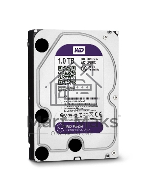 Жесткий диск Western Digital 1Tb Purple, SATA III 5400rpm, 64Mb 3.5