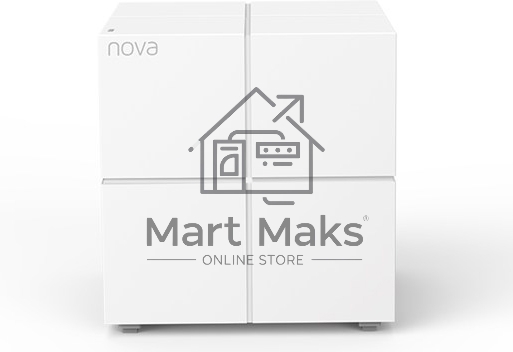 Маршрутизатор Tenda nova MW6 (2 роутера) АС1200 Двухдиапазонная Wi-Fi Mesh система, 2 порта gigabit ethernet RJ45