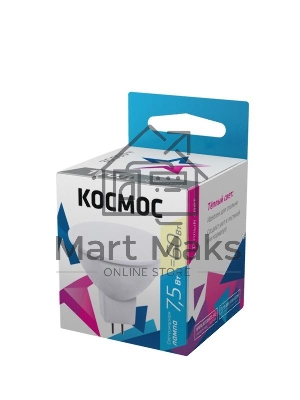 Лампа светодиодная LED BASIC JCDR 7.5Вт 220В GU5.3 3000К Космос LkecLED7.5wJCDRC30