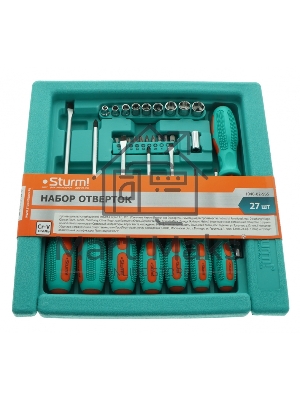 Набор отверток Sturm! 1040-02-SS5, 27 ПРЕДМЕТОВ КЕЙС-ДИСПЛЕЙ