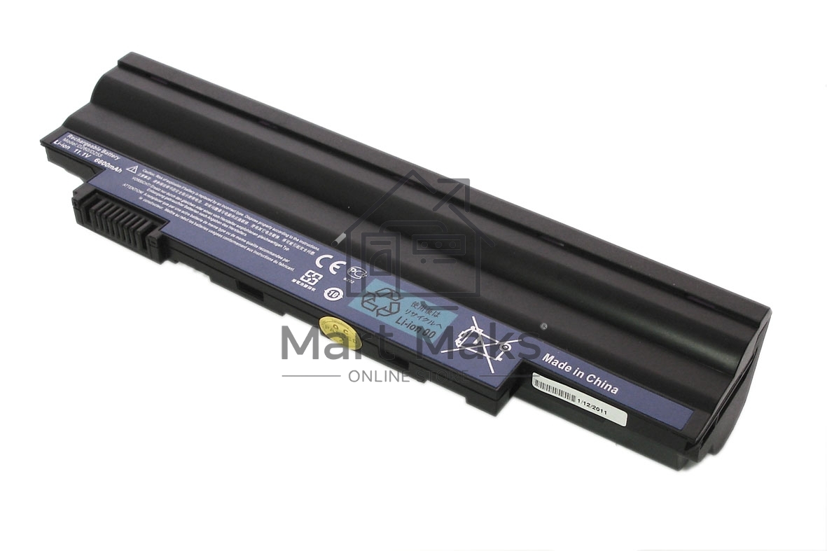 Аккумуляторная батарея для ноутбука Acer Aspire One D255 D260 eMachines 355 350 7800mAh OEM черный