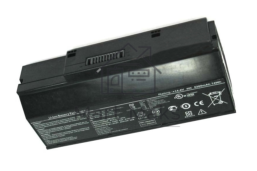 Аккумуляторная батарея для ноутбука Asus G53 14.4V 74Wh черный Orig