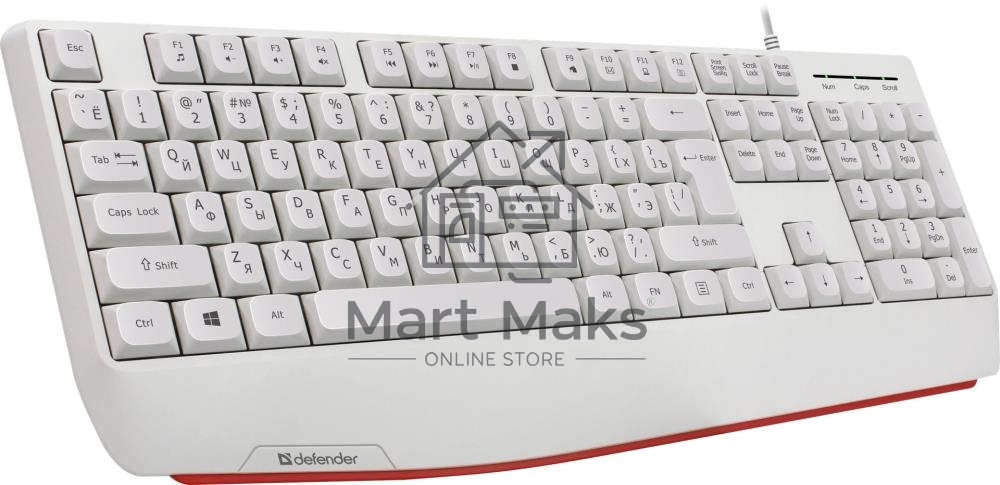 Клавиатура Defender Atom HB-546 проводная, USB, белый