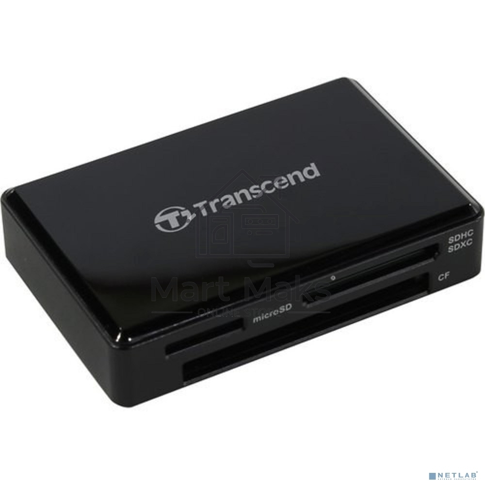 Считыватель карты памяти Transcend USB 3.0 Transcend All-in-1 Multi Card Reader, Black