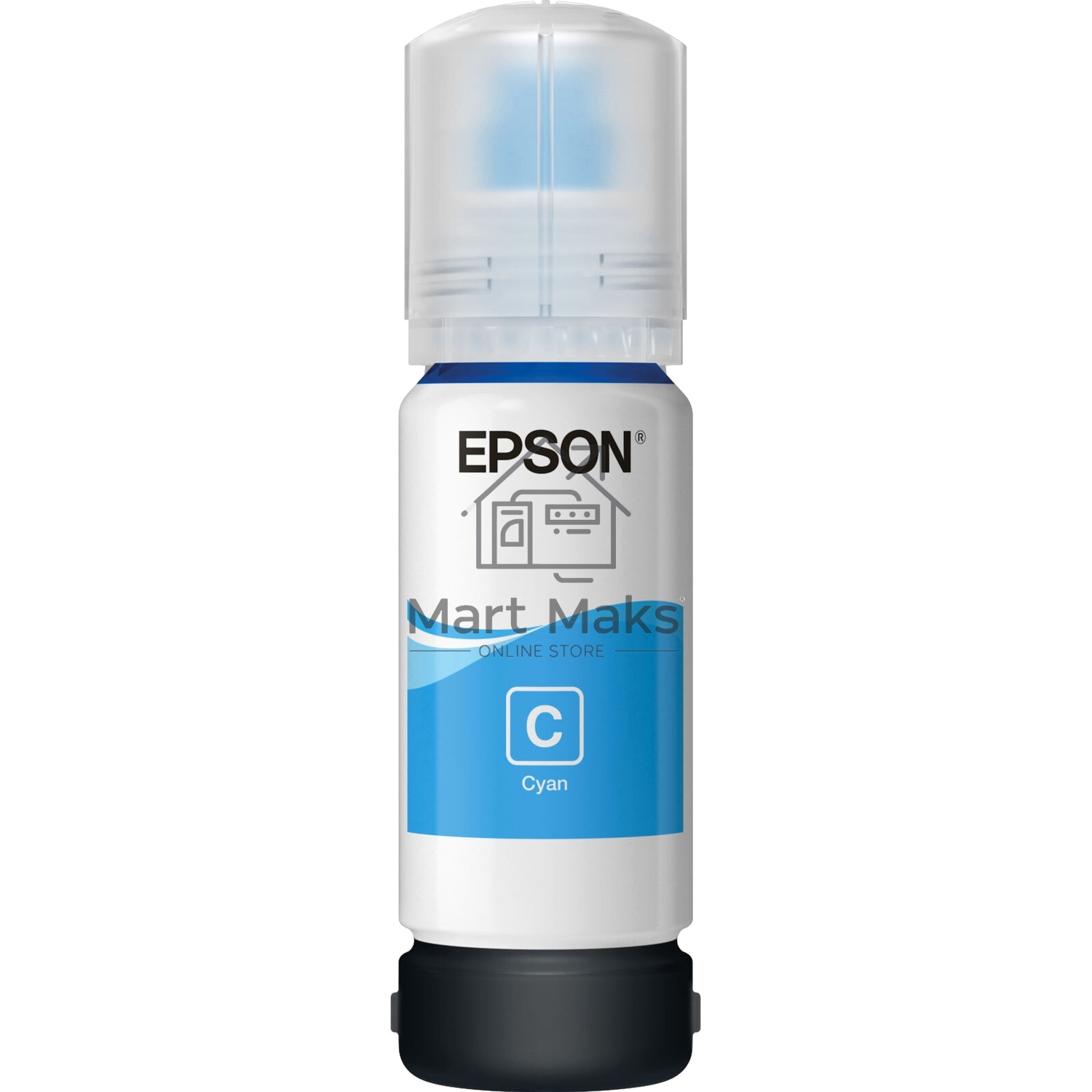 Картридж струйный Epson L101 C13T03V24A синий (70мл) для Epson L4150/L4160/L6160/L6170/L6190