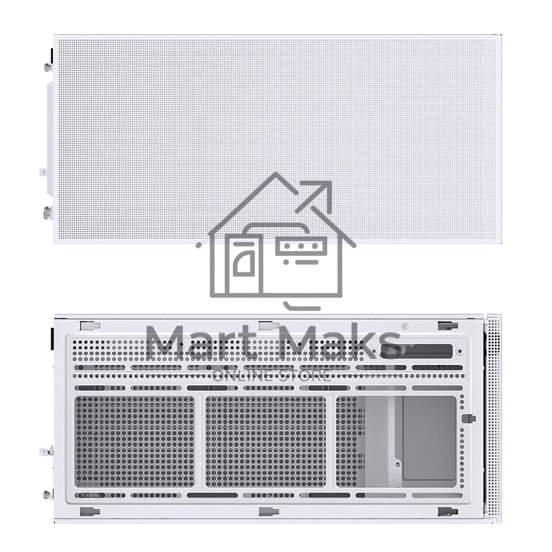 Корпус без блока питания Case JONSBO D41 MESH, Midi-Tower, TG, no fan, 1xUSB-A 3.2 + 1xUSB-C 3.2, ATX, mATX White