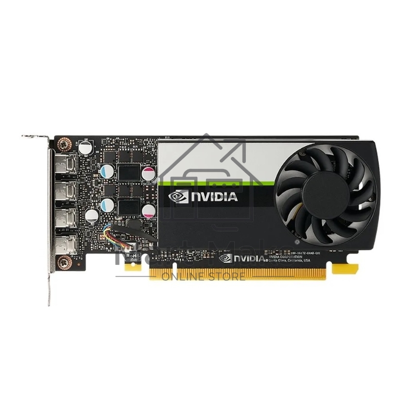 Видеокарта Nvidia Quadro T1000 4GB, FH bracket, 1 year