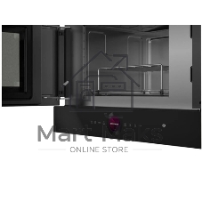 Встраиваемая микроволновая печь Bosch BEL7321B1 900Вт, 5 режимов, кварцевый гриль,инвертер, 21 л, черный, петли слева