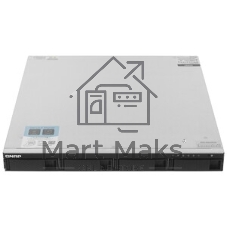 Сетевое хранилище SMB QNAP TS-464U-RP-8G NAS 4 HDD trays, rackmount 1U, 2 PSU. 4-core Intel Celeron N5105/N5095 2.0-2.9 GHz, 8 Gb RAM MAX, 2x2.5 Gigabit Ethernet, 4xUSB, 1xHDMI . PCIe Gen 3 x2, W/o rail kit RAIL-B02