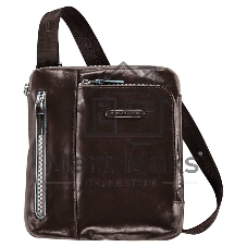Сумка для ноутбука Piquadro CA1816B2/MO красный/коричневый натур.кожа