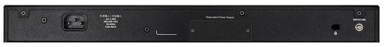 Коммутатор Managed L3 Stackable Switch 20x1000Base-T PoE, 4x10GBase-X SFP+, 4xCombo 1000Base-T PoE/SFP, PoE Budget 370W (740W with DPS-700), Surge 6KV, CLI, 1000Base-T Management, RJ45 Console, mini-USB Console, USB, RPS, Alarm RJ-45, Dying Gasp, Standard