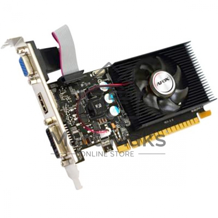 Видеокарта AFOX NVIDIA Geforce GT210 1Gb DDR3 64Bit DVI HDMI VGA LP Single Fan