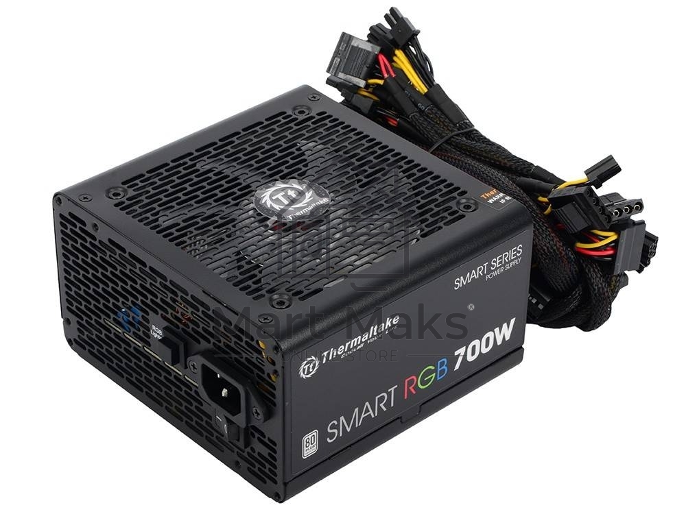 Блок питания Thermaltake Smart RGB (PS-SPR-0700NHSAWE-1), 700Вт, 80 PLUS, 120мм, черный