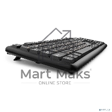 Клавиатура проводная Гарнизон GK-100XL, USB, черный, кабель 2м