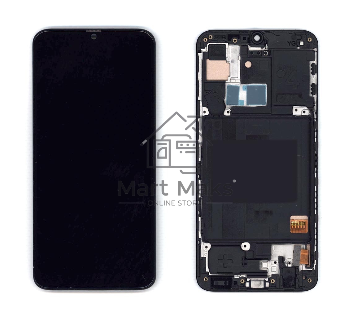 Дисплей для Samsung Galaxy A40 SM-A405F (TFT), черный с рамкой
