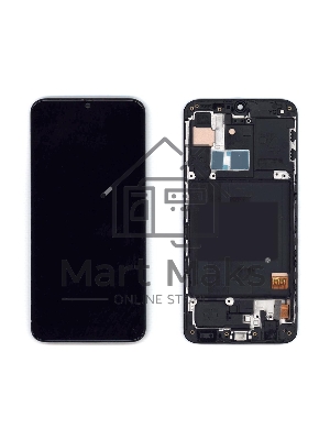 Дисплей для Samsung Galaxy A40 SM-A405F (TFT), черный с рамкой