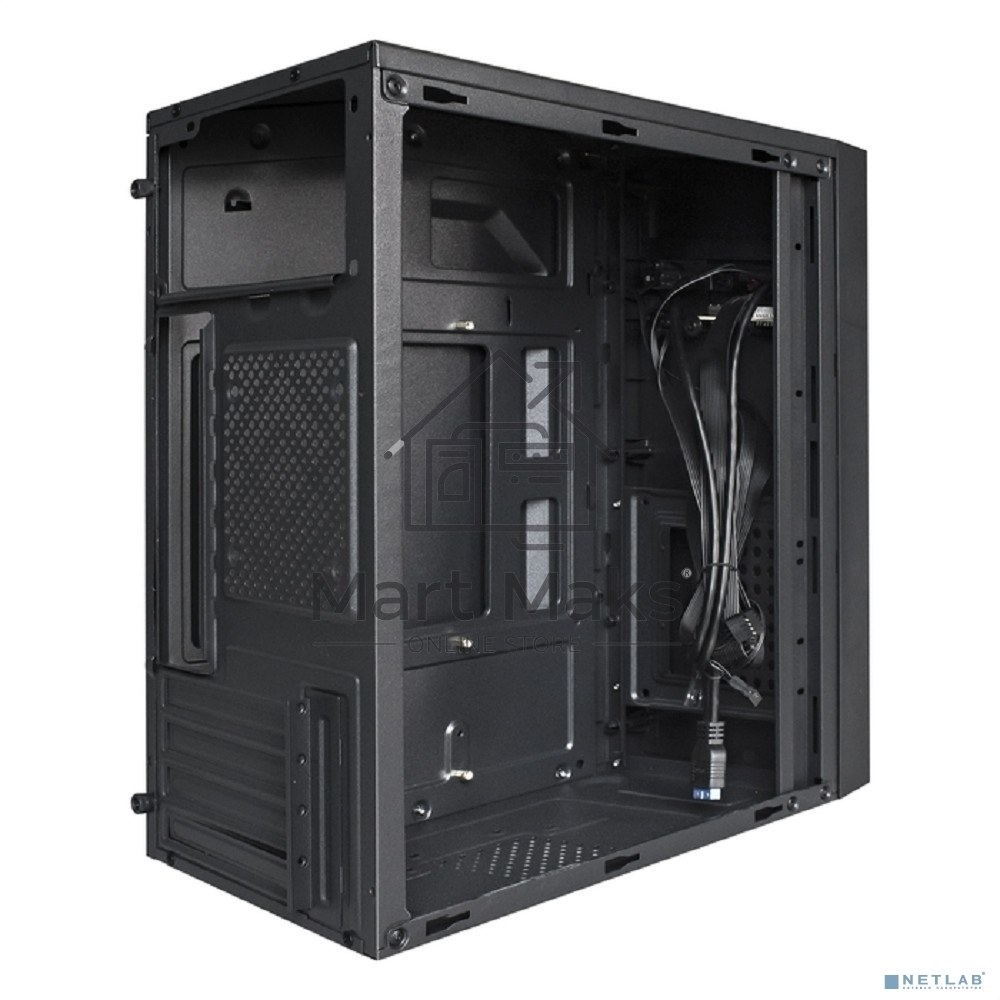 Компьютерный корпус Minitower ExeGate EX291271RUS BAA-109U2 (mATX, без БП, 2*USB+2*USB3.0, аудио, черный)