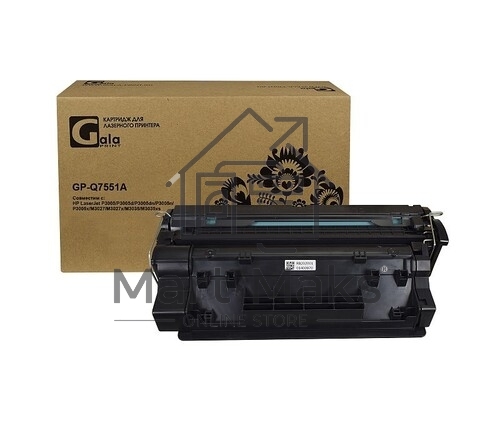 Картридж лазерный GalaPrint GP-Q7551A (№51A) для принтеров HP LaserJet P3005/P3005d/P3005dn/P3005n/P3005x/M3027/M3027x/M3035/M3035xs 6500 копий