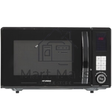 Микроволновая печь Hyundai HYM-D3010 черный, 23 л, 800 Вт, переключатели - кнопки, поворотный механизм
