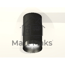 Светильник Ambrella Light XS6323021 SBK/PBK черный песок/черный полированный MR16 GU5.3 (C6323, N6131)