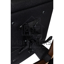 Кресло руководителя Бюрократ T-9932Walnut черный, кожа, крестов. металл/дерево