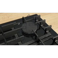 Газовая варочная поверхность Bosch PPP6B6J40R, 4 конфорки, закаленное стекло, 7500 Вт