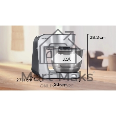 Кухонная машина Bosch MUM58359 1000Вт черный/серый