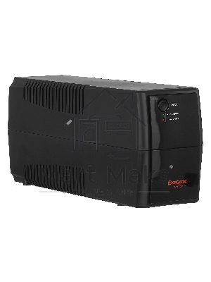Источник бесперебойного питания ExeGate EP244543RUS Power Back BNB-600 600VA, черный, 2 евророзетки
