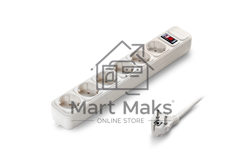 Сетевой фильтр ExeGate EX266866RUS SP-6-1.5W (6 розеток, 1.5м, евровилка, белый)