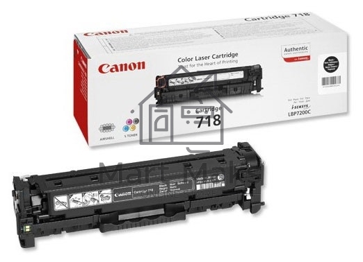 Картридж лазерный Canon Cartridge 718BK (2662B002) черный (3400 стр.) для Canon LBP7200/MF8330/8350