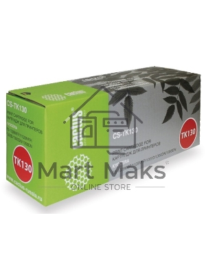 Картридж лазерный Cactus CS-TK130 черный (7200 стр.) для Kyocera Mita FS-1028MFP/1128MFP/1300D/1300DN/1350DN