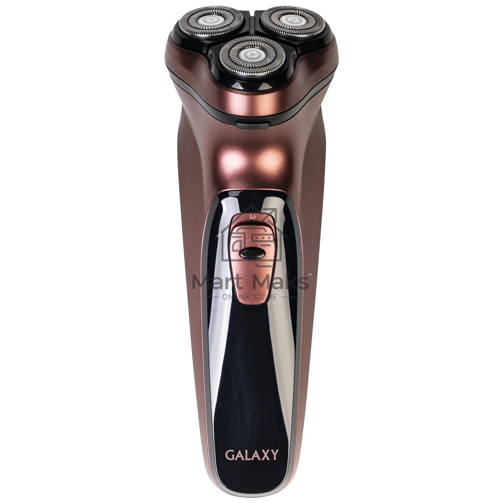 Бритва Galaxy Line GL 4209, бронзовый, аккумуляторная, 5 Вт, Li-Ion аккумулятор емкостью 600 мА*ч, вр. непр. работы до 1,5 ч, ножи из нержавеющей стали, 3 независимые плавающие головки, возможность промывки бреющего блока, индикатор заряда и работы, встро