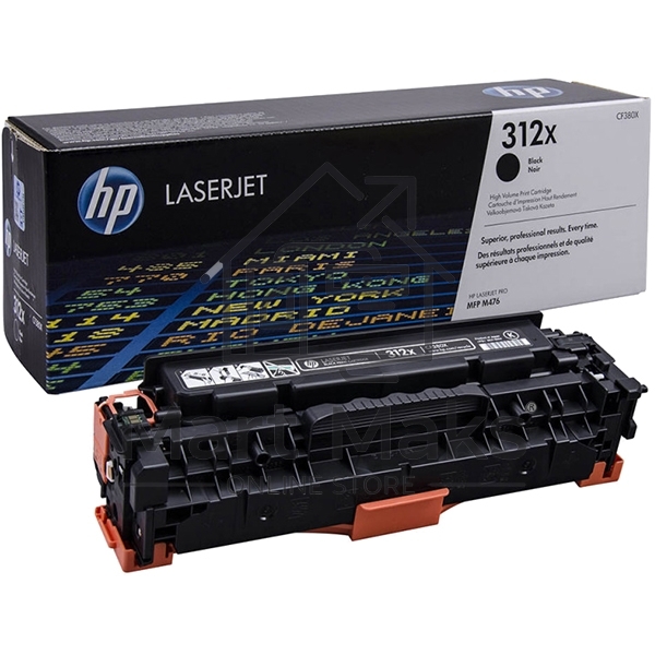 Картридж лазерный двойная упаковка Hewlett-Packard HP 312A CF380XD черный для LaserJet Pro M476dn, M476dw, M476nw 4400 стр.