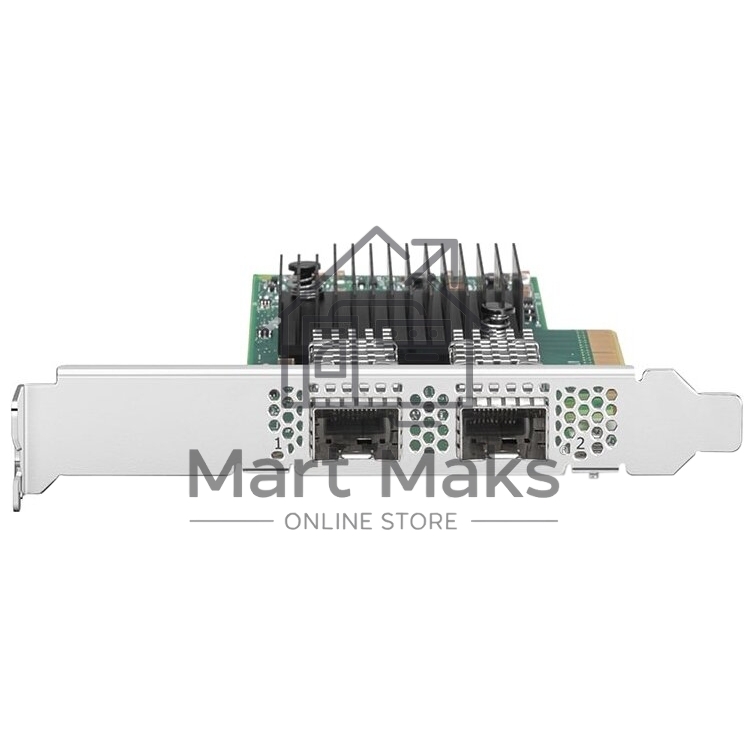 Сетевая карта ConnectX-4 Lx EN network interface card, 25GbE dual-port SFP28, PCIe3.0 x8, tall bracket, SR-IOV, TCP/UDP, MPLS, VxLAN, NVGRE, GENEVE, iSER, NFS RDMA, SMB Direct, ROHS R6