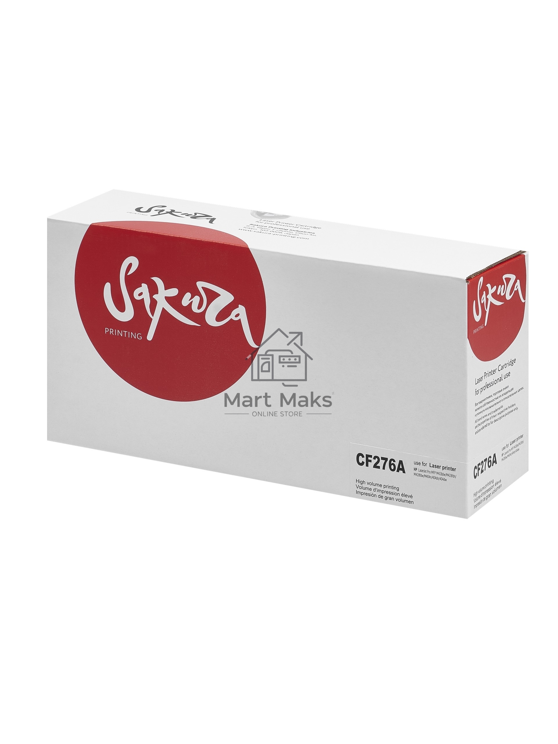 Картридж лазерный Sakura CF276A (76A) для HP, черный, 3000 к.