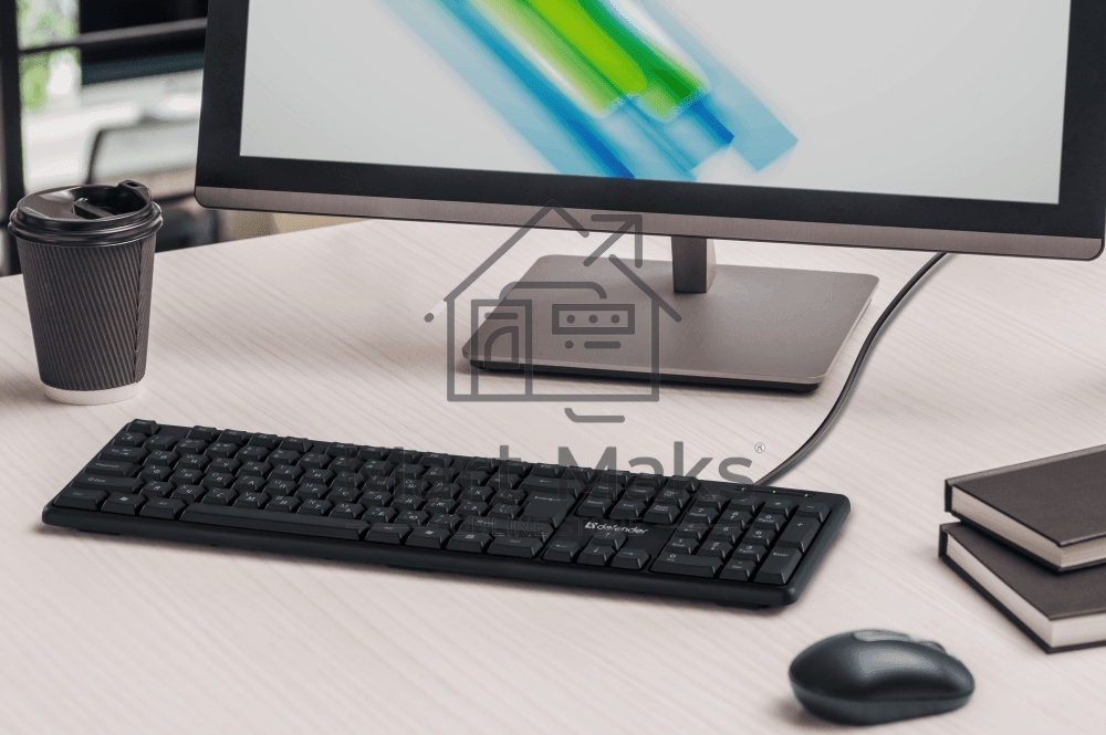 Клавиатура Defender Element HB-520 проводная, USB, черный