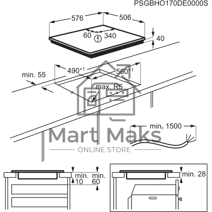 Электрическая варочная поверхность Electrolux EHF6342XOK Hi-Light, независимая, черный