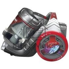 Пылесос BQ VC1606C серо-красный, 420/1600 Вт, уборка сухая, пылесборник контейнер 3 л