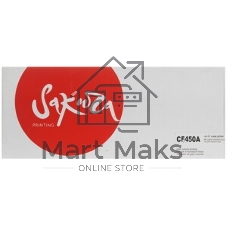 Картридж Sakura CF450A для HP, черный, 1500 к.