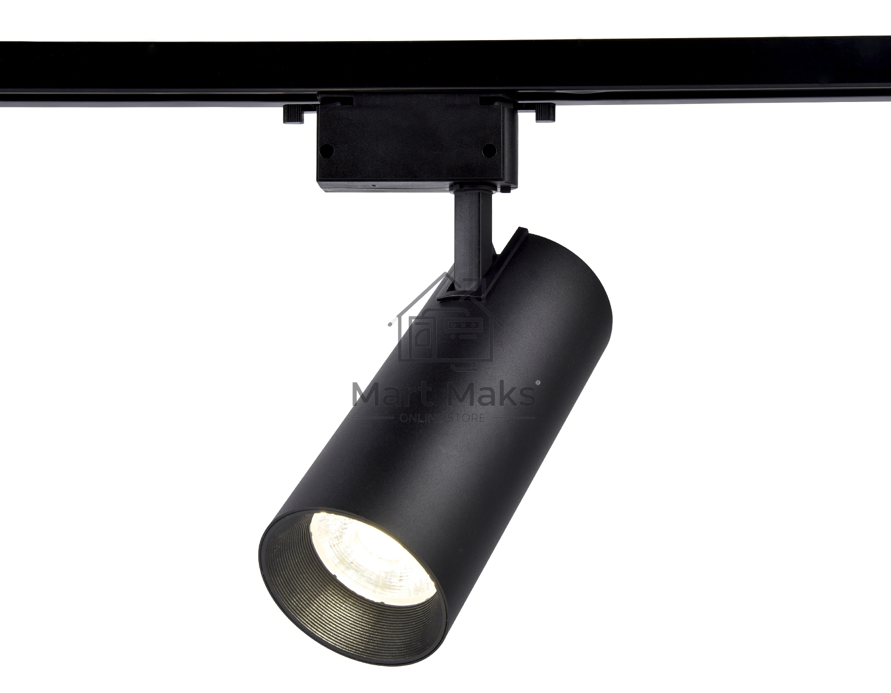 Трековый однофазный светодиодный светильник Ambrella light GL5859 BK черный LED 20W 4200K 24°