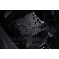 Кулер для процессора Noctua NH-U9S chromax черный, 92 мм, медь, 400-2000 об/мин, 22.8 дБ, 4 pin PWM, 140 Вт, высота 125 мм