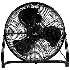 Вентилятор OASIS VN-110B чёрный, напольный, 110 Вт, 3 скорости, 53 см